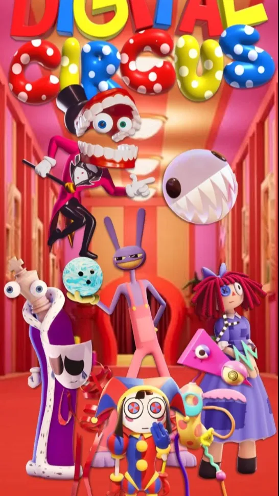 ai character: amazing digital 🎪 background