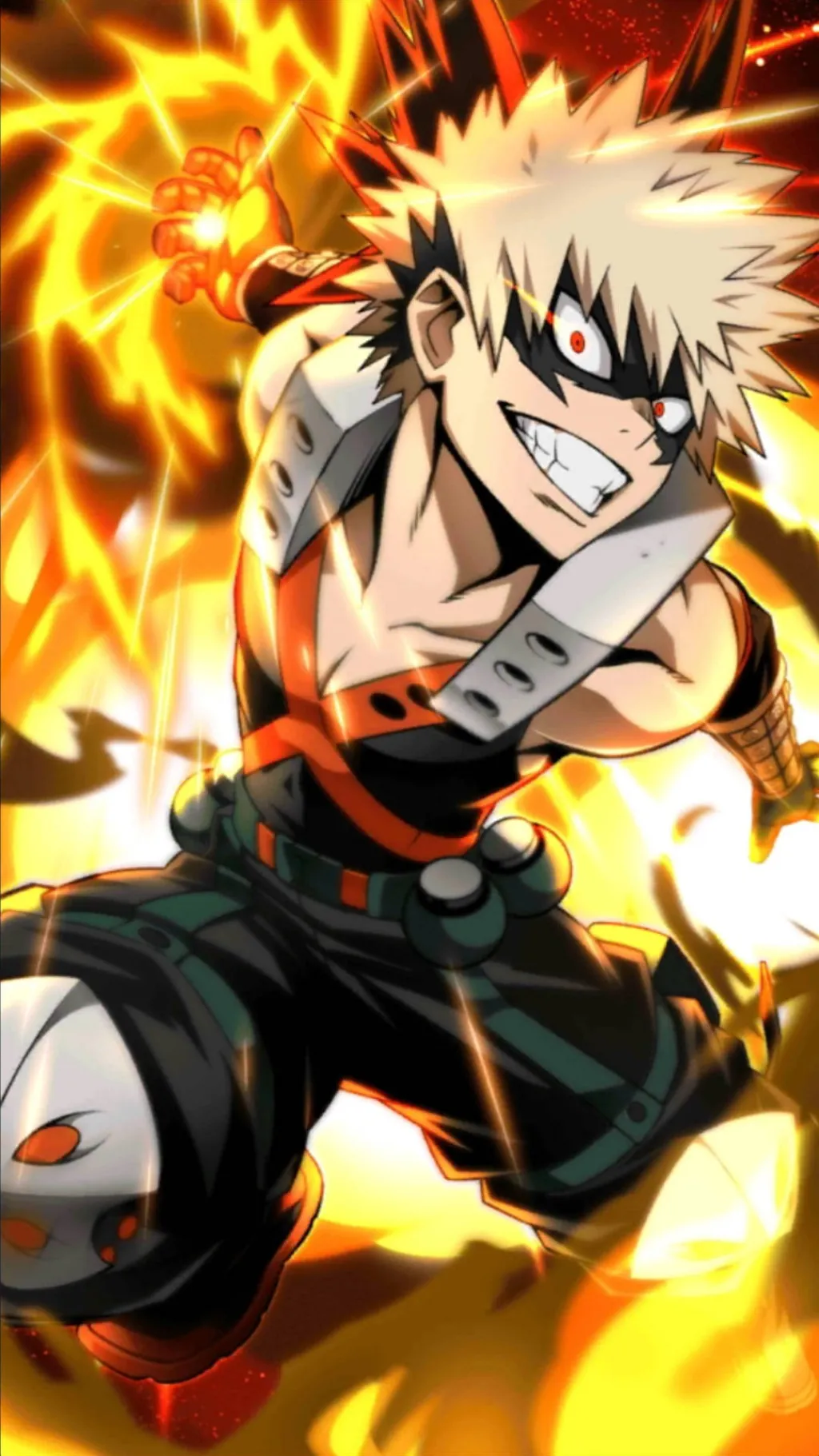 ai character: Katsuki Bakugo background