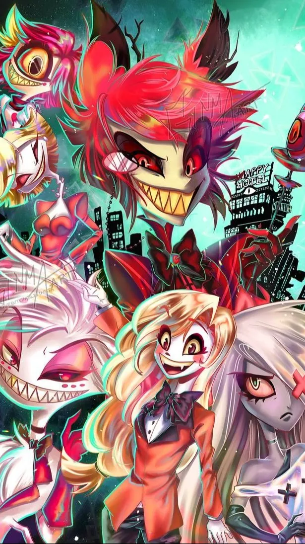 ai character: Hazbin Hotel background