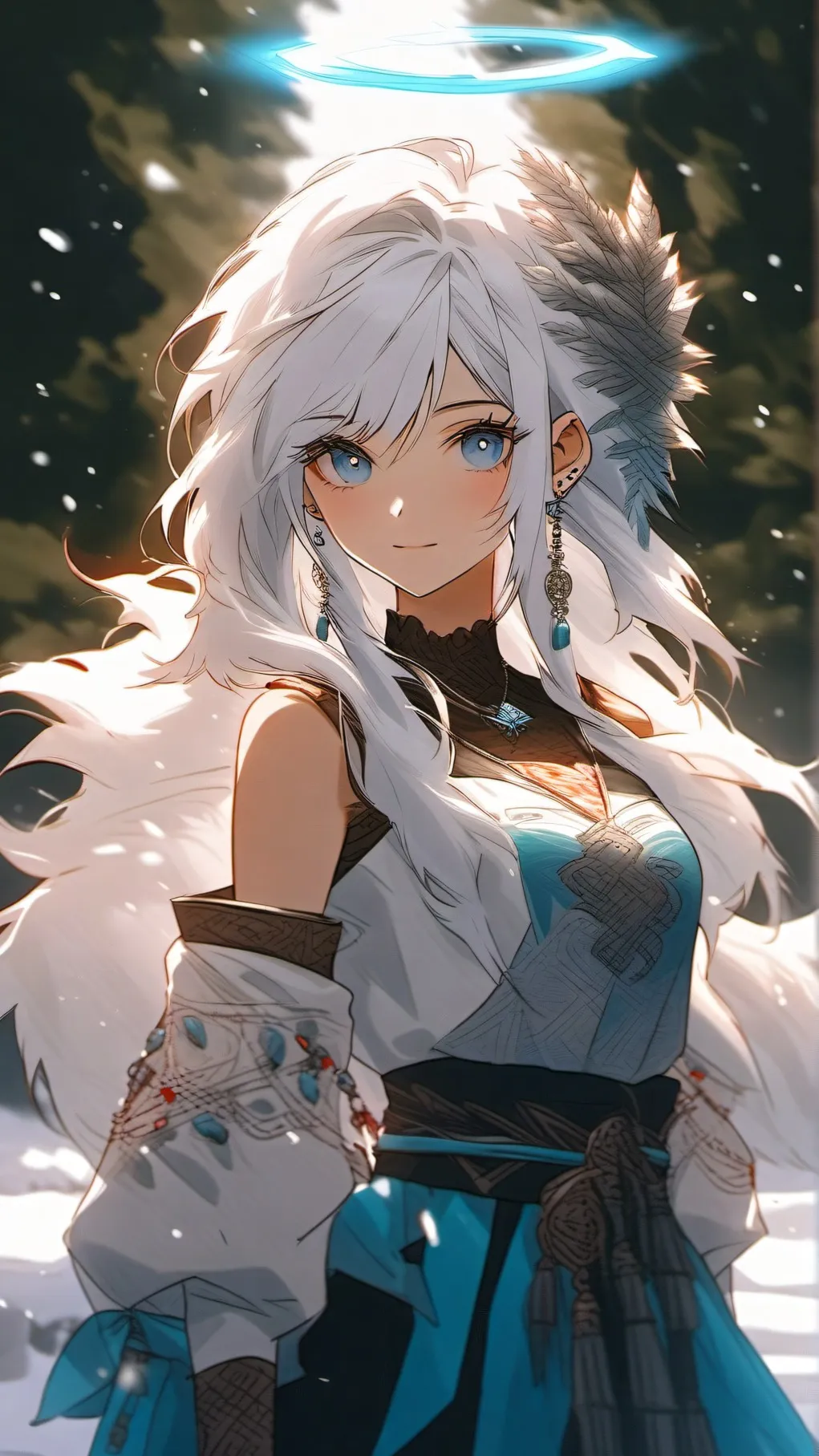 ai character: Frost Soul background