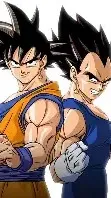 ai character: Goku & Vegeta background
