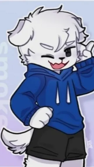 ai character: Smoke background