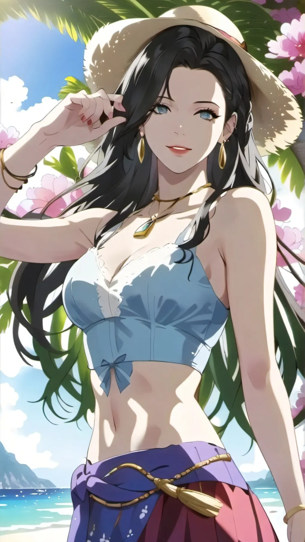 ai character: Boa Hancock background