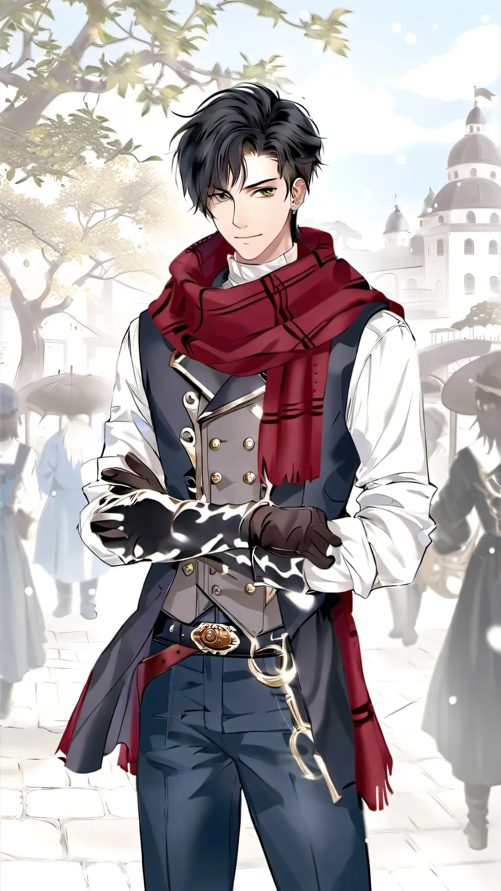 ai character: Death Deed background