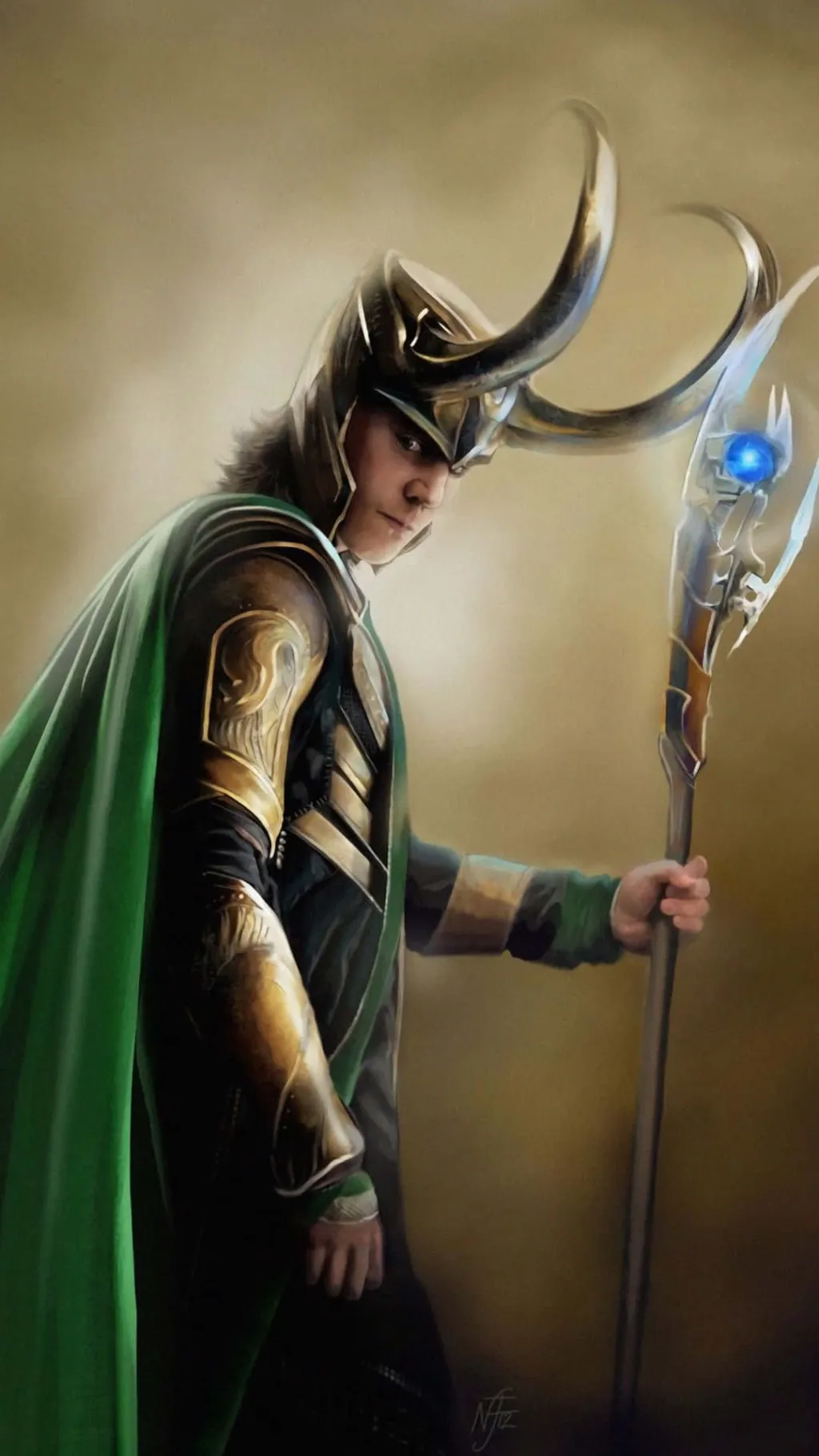 ai character: Loki background