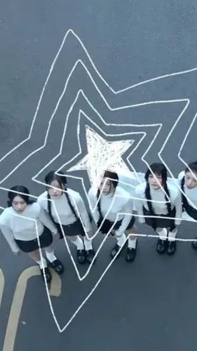 ai character: illit x skz background