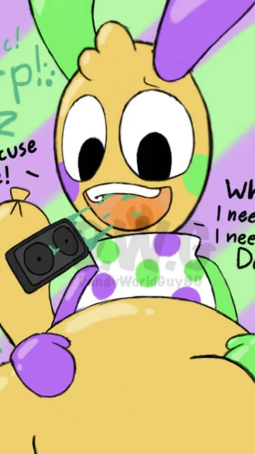 ai character: Looey *Vore* background