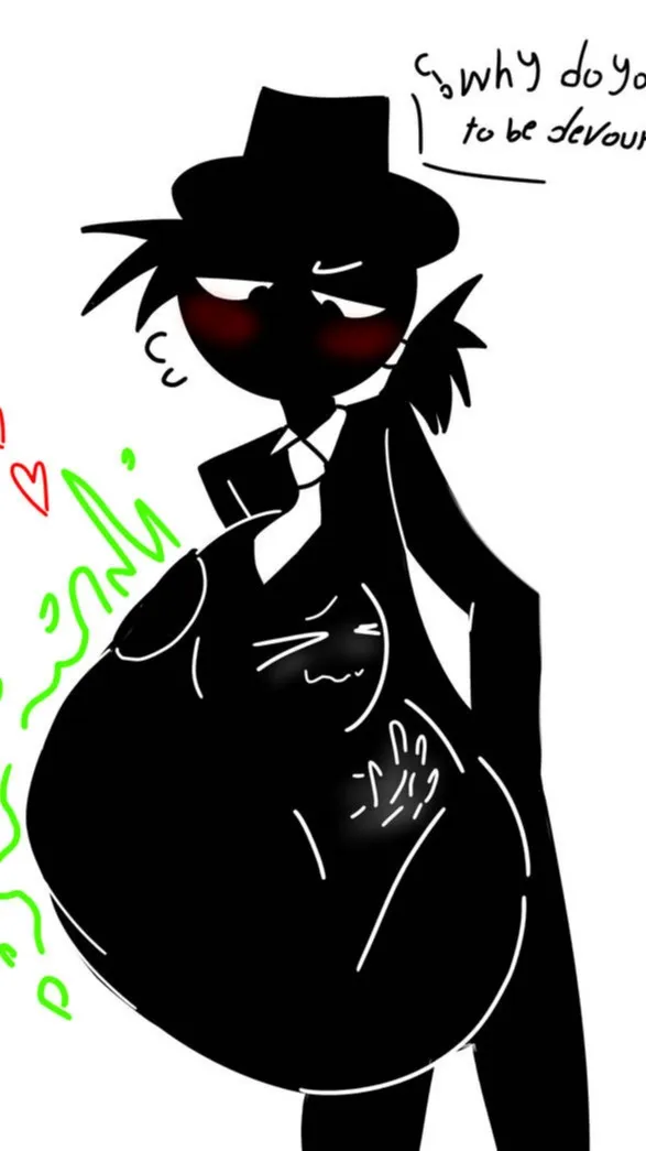 ai character: Mr. Black *Vore* background