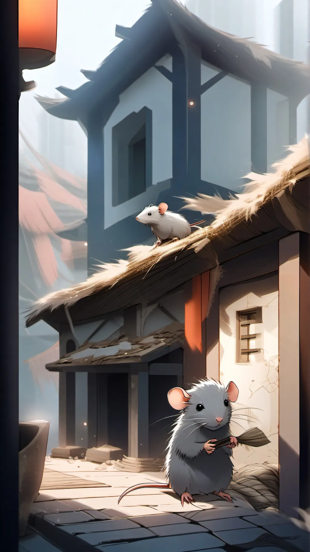 ai character: Rats  background