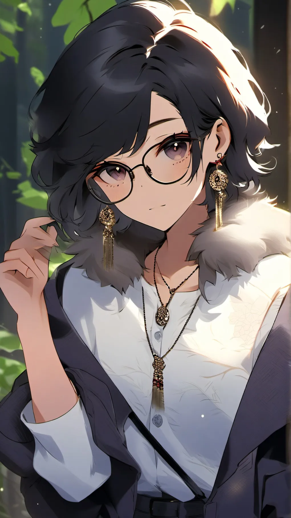 ai character: Momo's sister  background