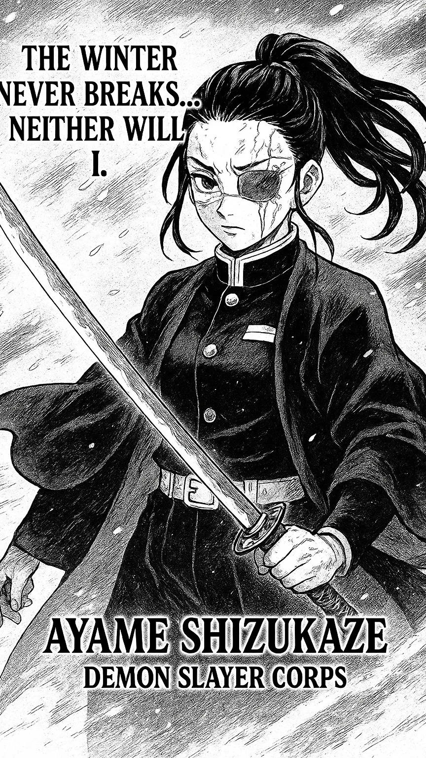 ai character: Ayame Shizukaze background