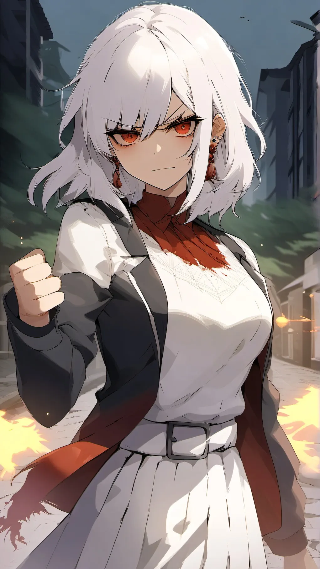 ai character: self defense background