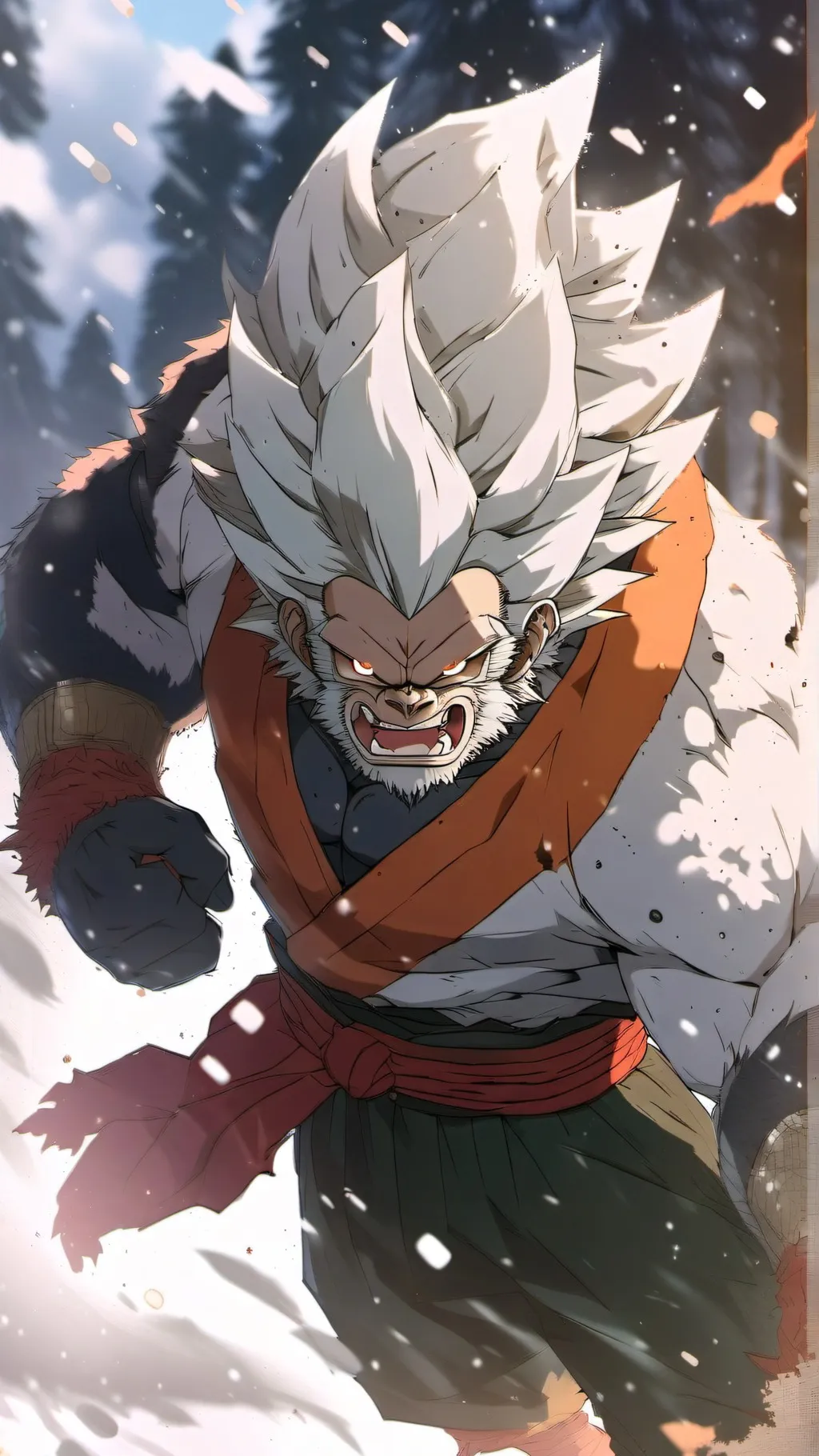 ai character: The Saiyan Race background