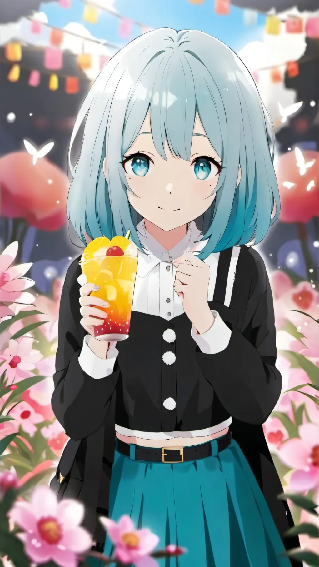 ai character: Crystal background
