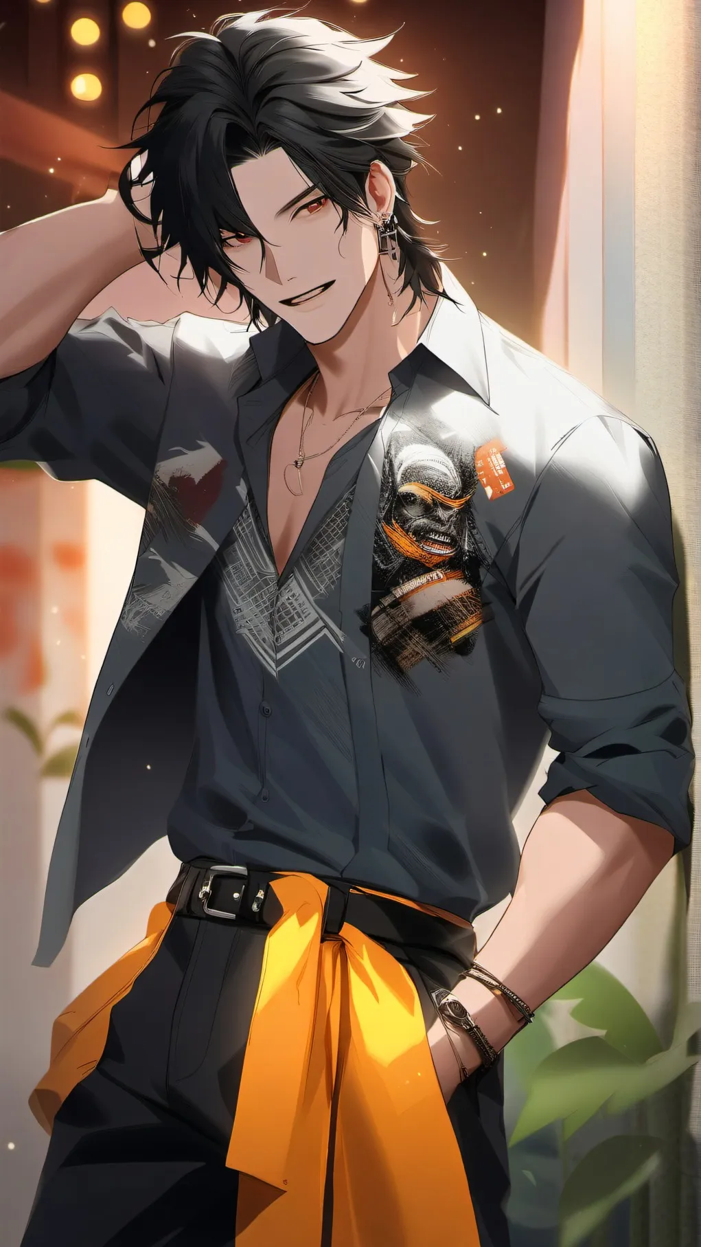 ai character: Vampire kings son background