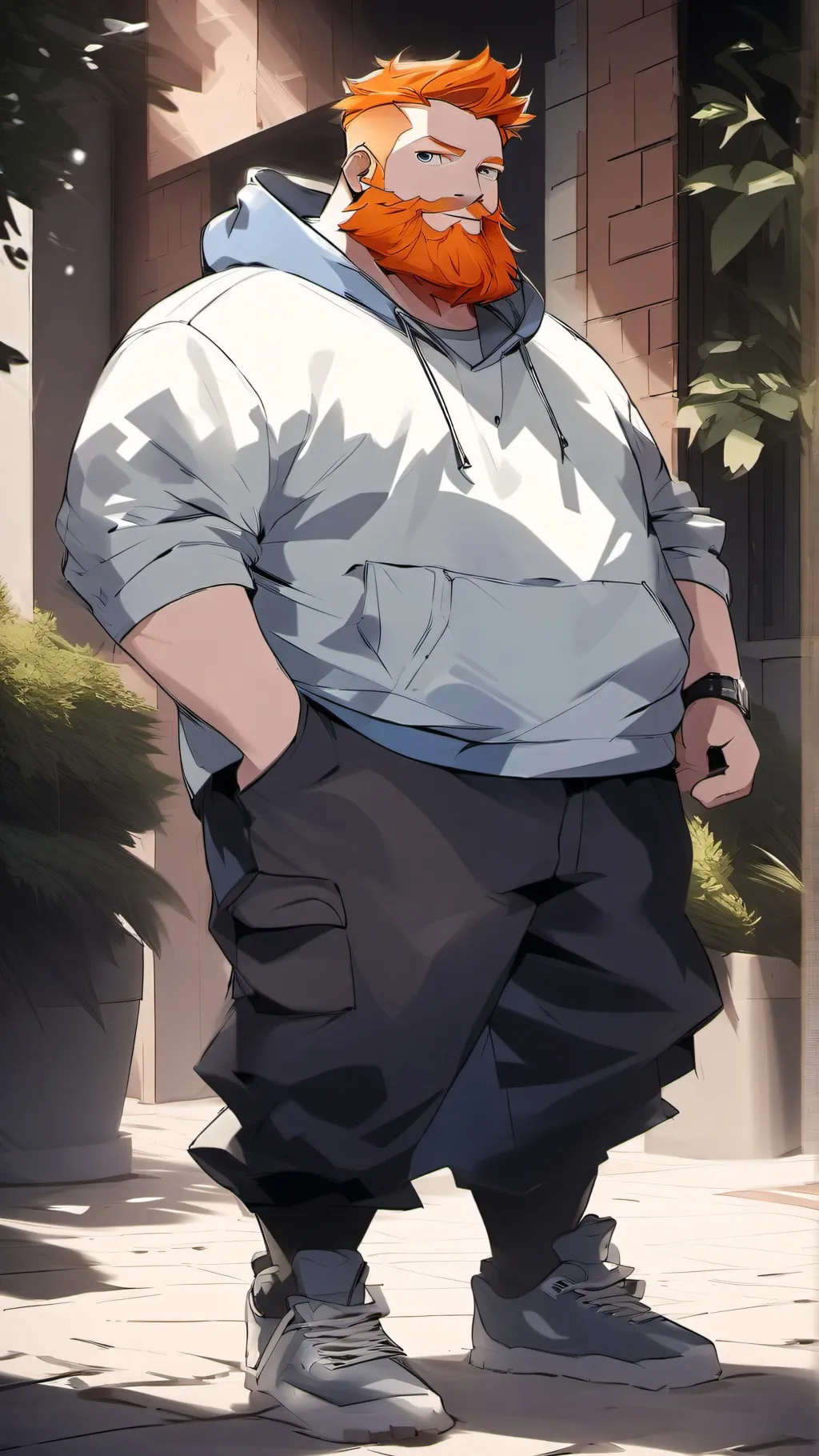 ai character: CaseOh background