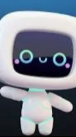 ai character: I know i'm AI background