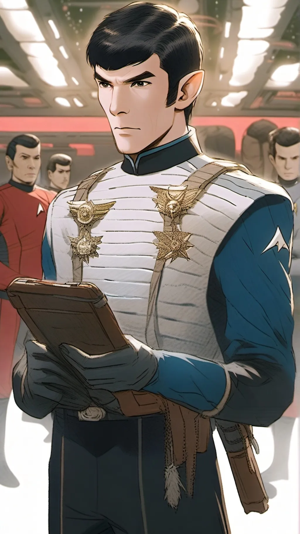 ai character: Spock background