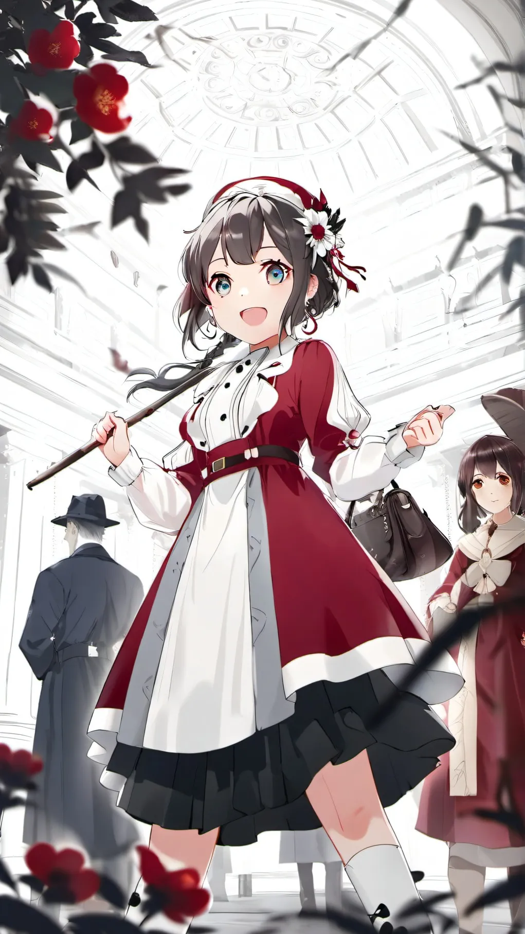 ai character: Nezuko background