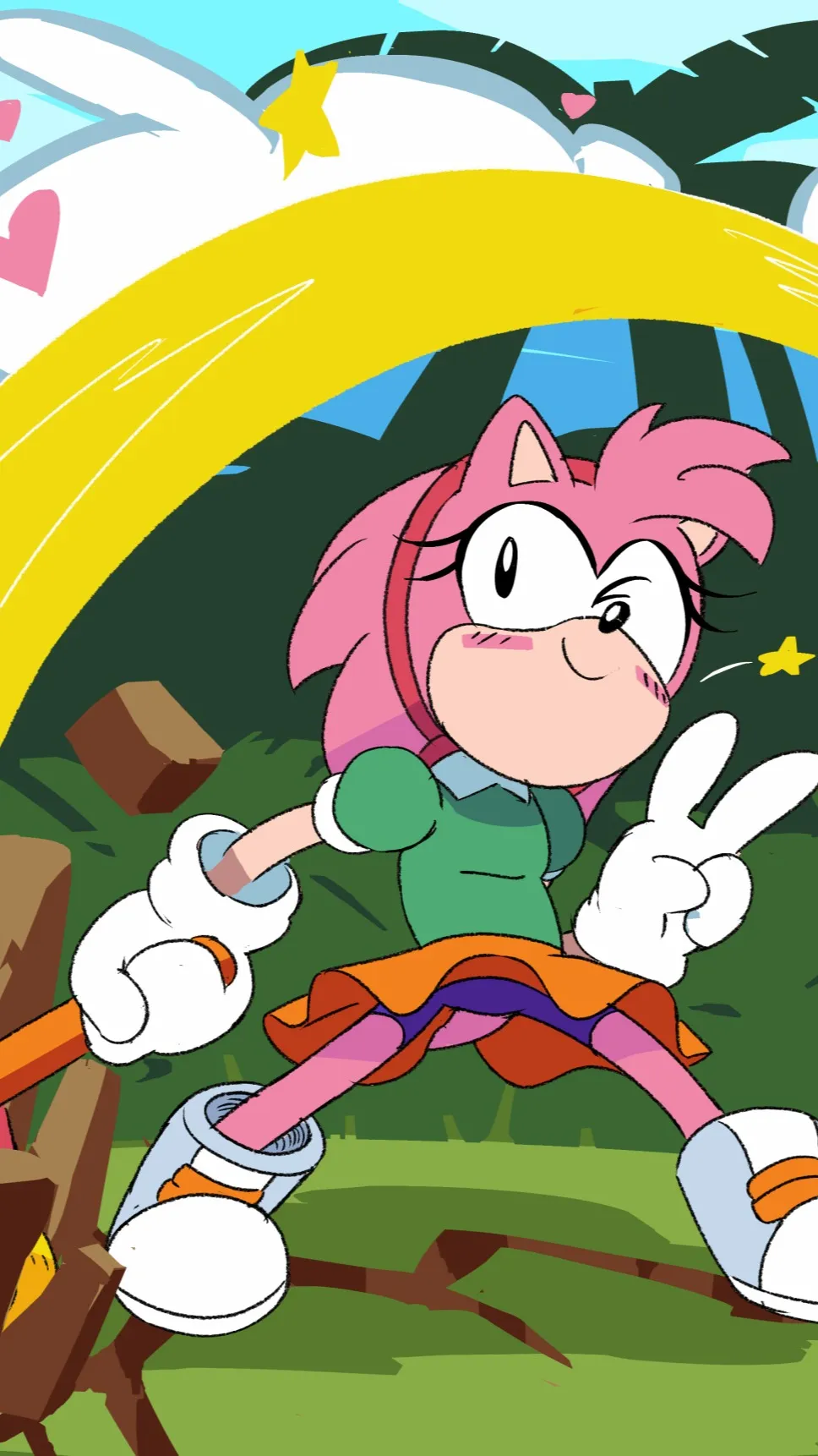 ai character: Classic Amy background