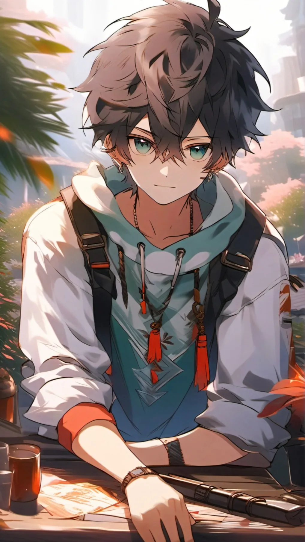 ai character: MHA NEW STUDENT background