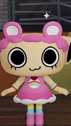 ai character: Shelly Cheerbear background
