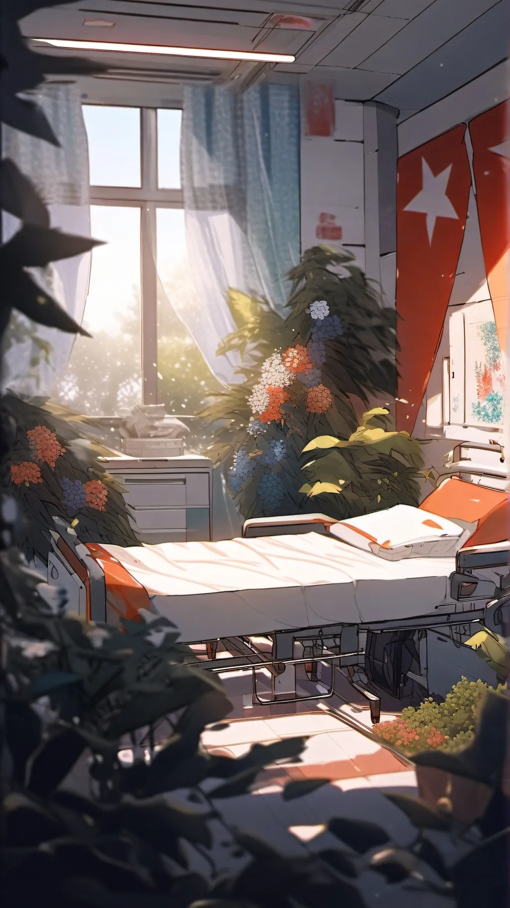 ai character: Hospital  background