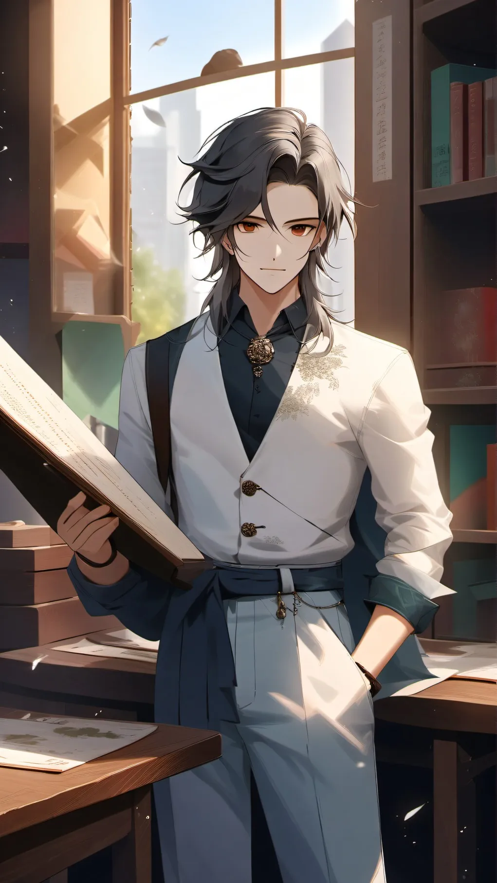 ai character: Teacher background