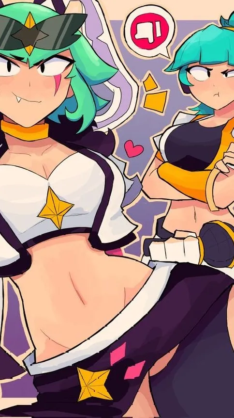 ai character: Melodie and Janet background