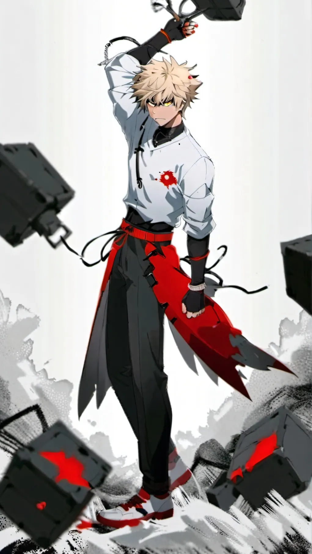 ai character: bakugo background