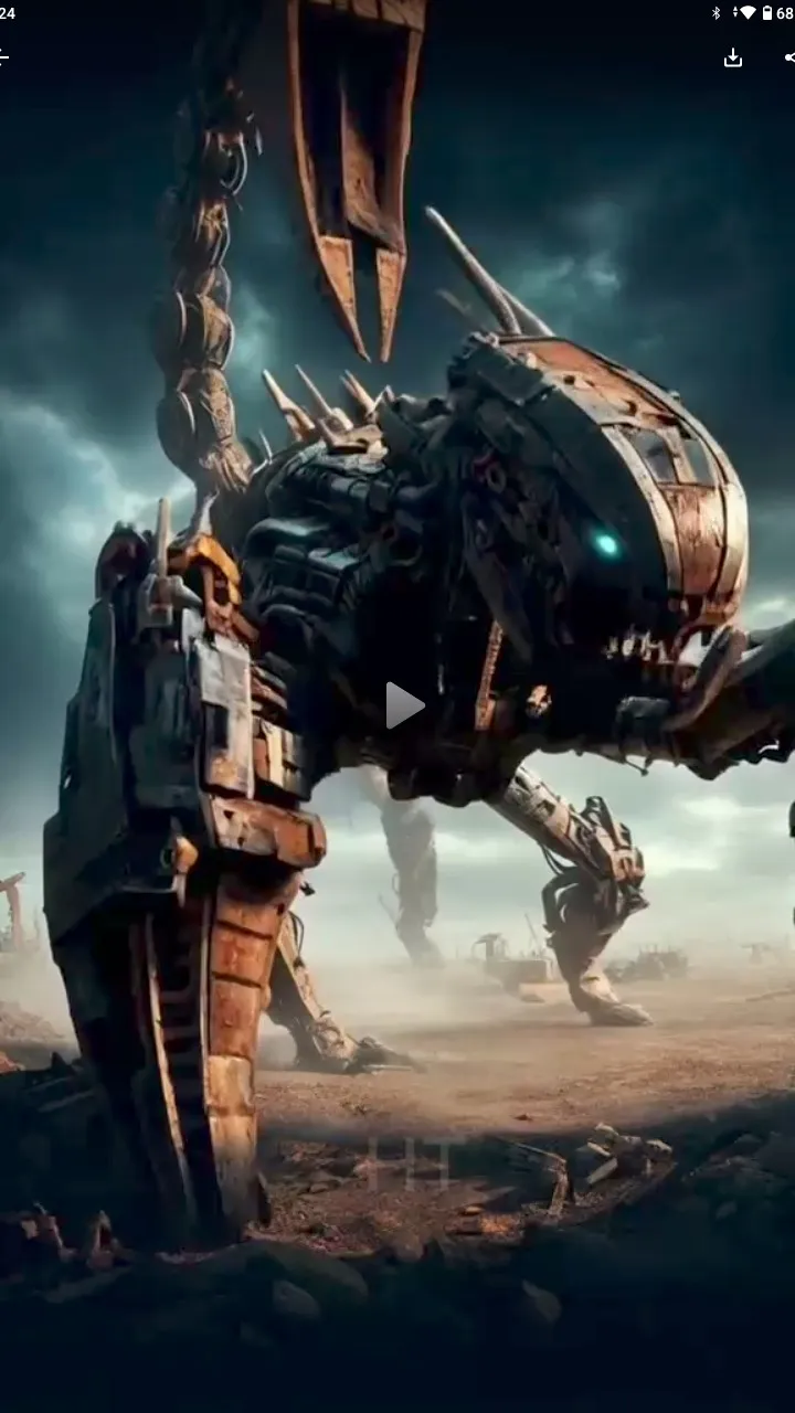 ai character: Scorpion véhicule  background