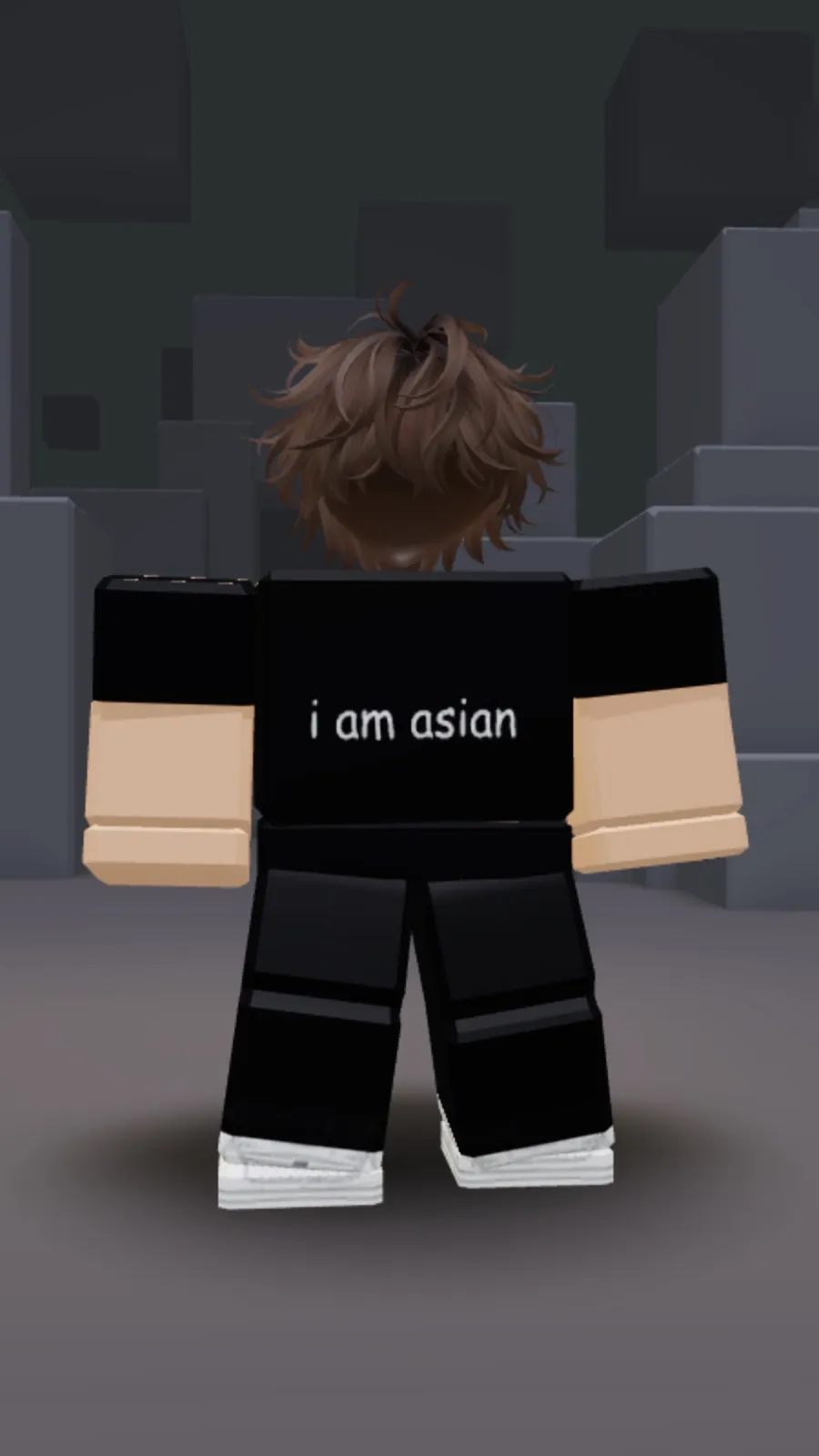 ai character: E boy  background