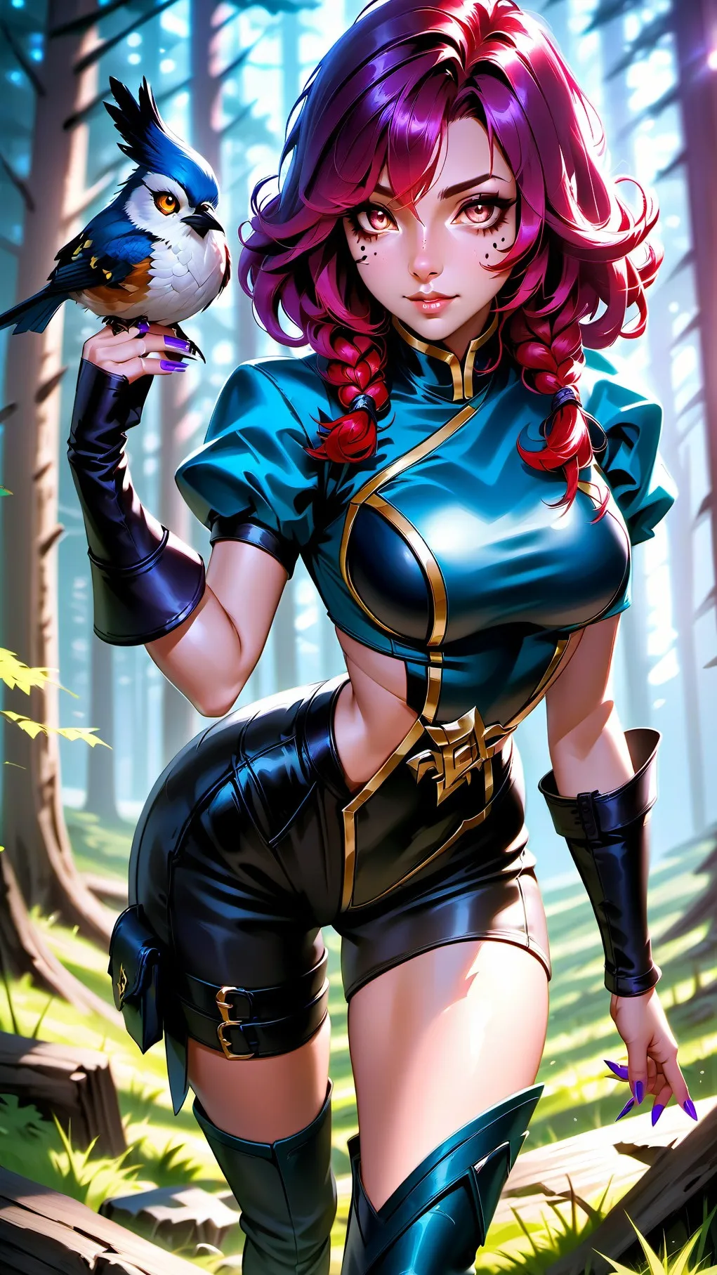 ai character: Lyra background