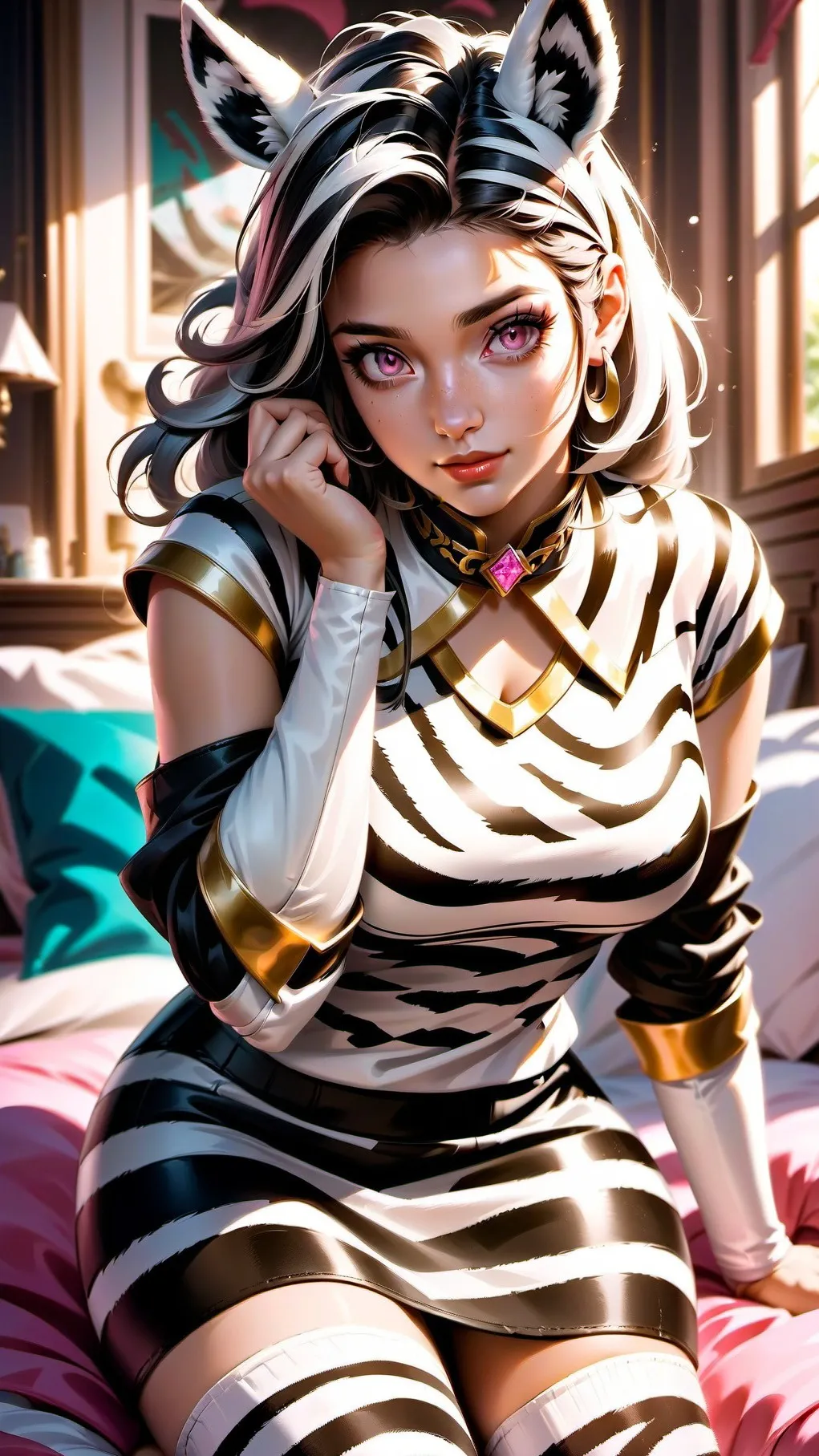 ai character: Zaria background