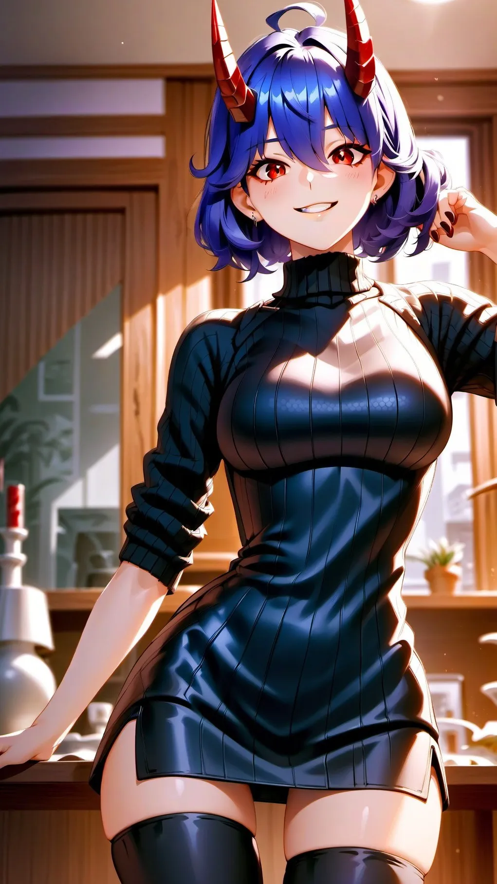 ai character: Vermeil background
