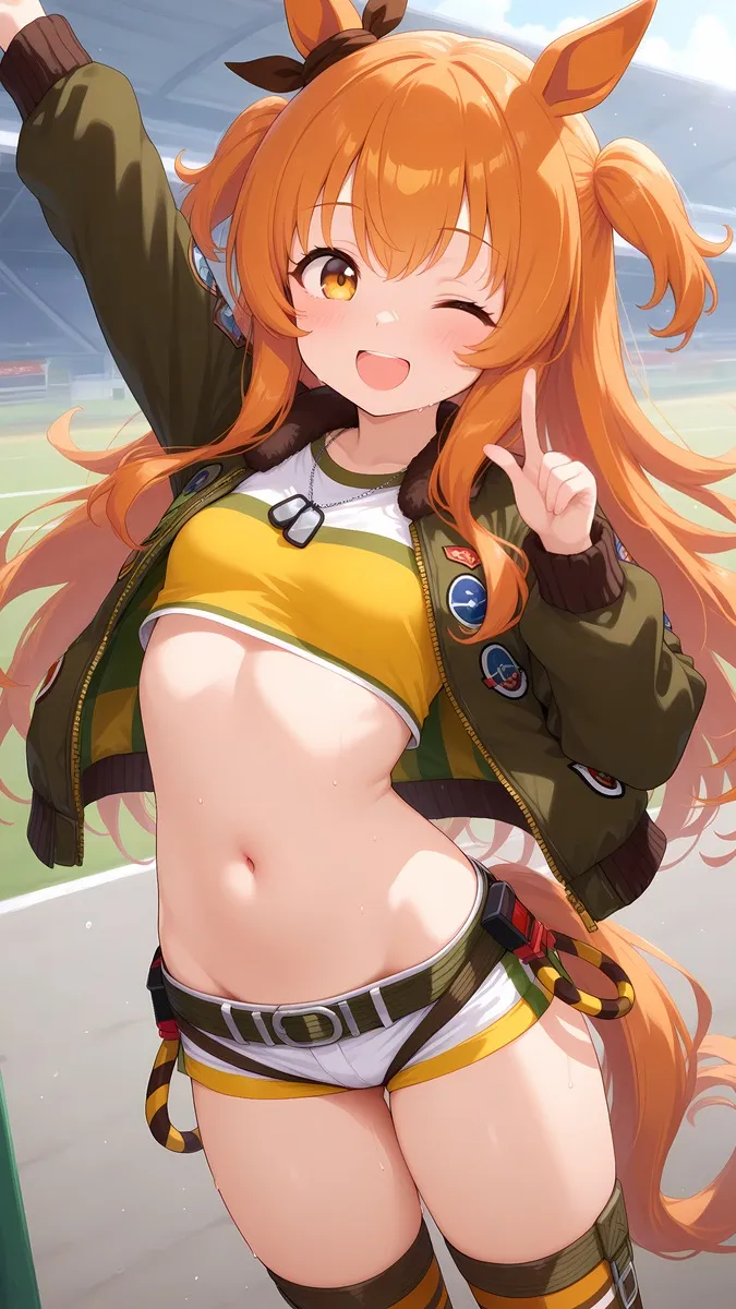 ai character: Mayano Top Gun background