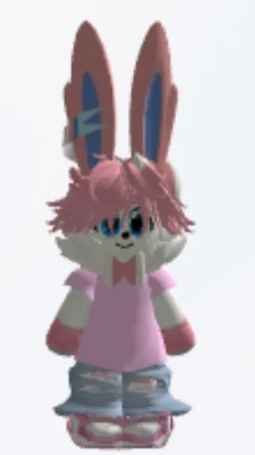 ai character: Cuddles TheSylveon background
