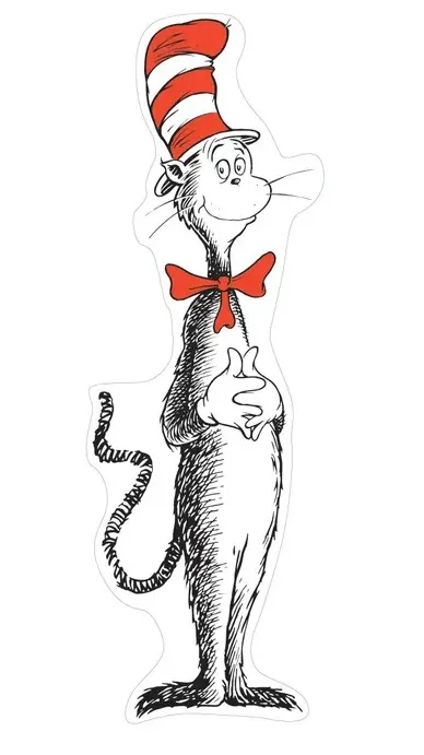 ai character: The Cat in the hat background