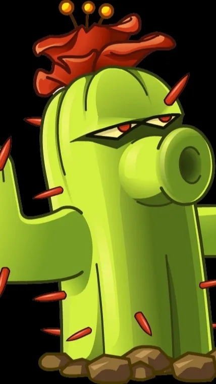 ai character: Cactus background