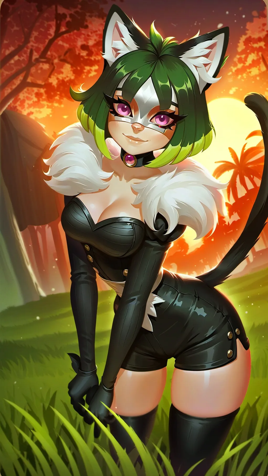 ai character: Flora background