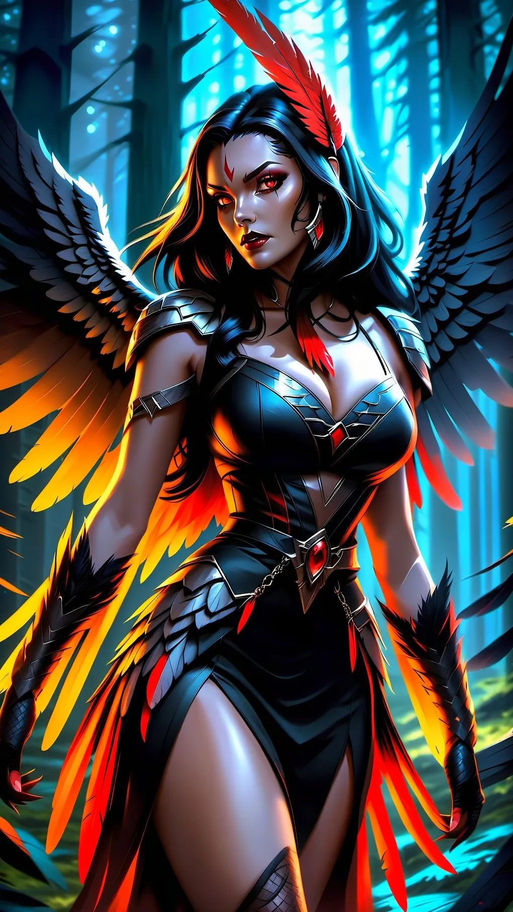 ai character: Raven background