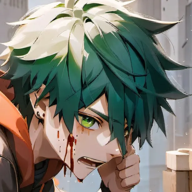 chat with ai character: Hurt Izuku