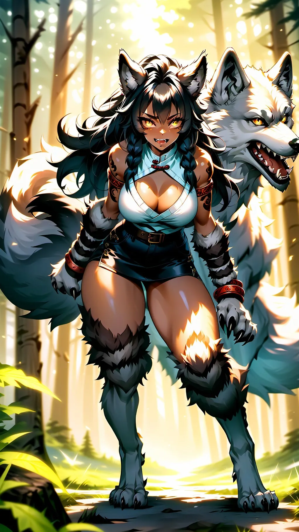 ai character: Athena background