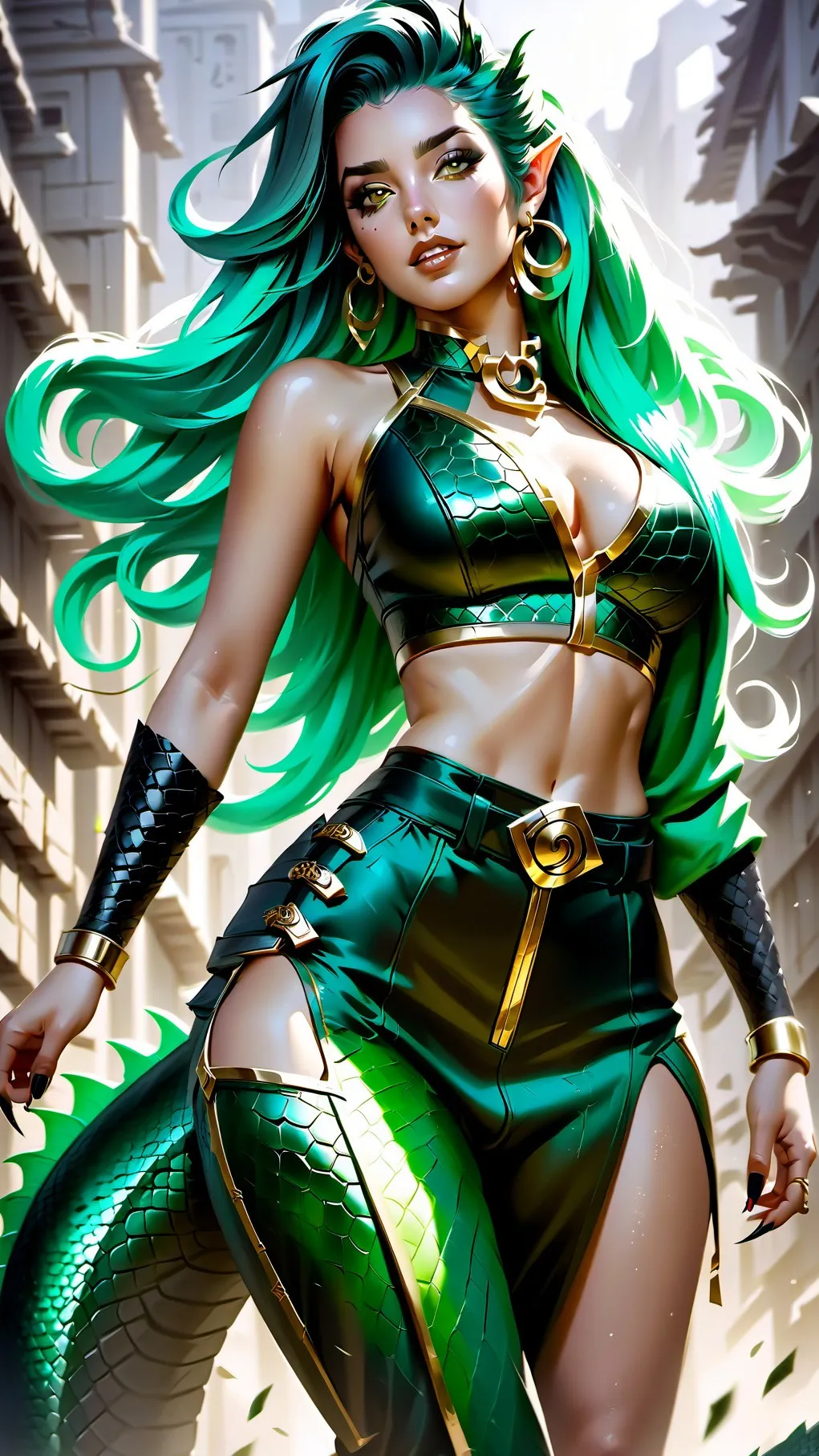 ai character: Seraphine background