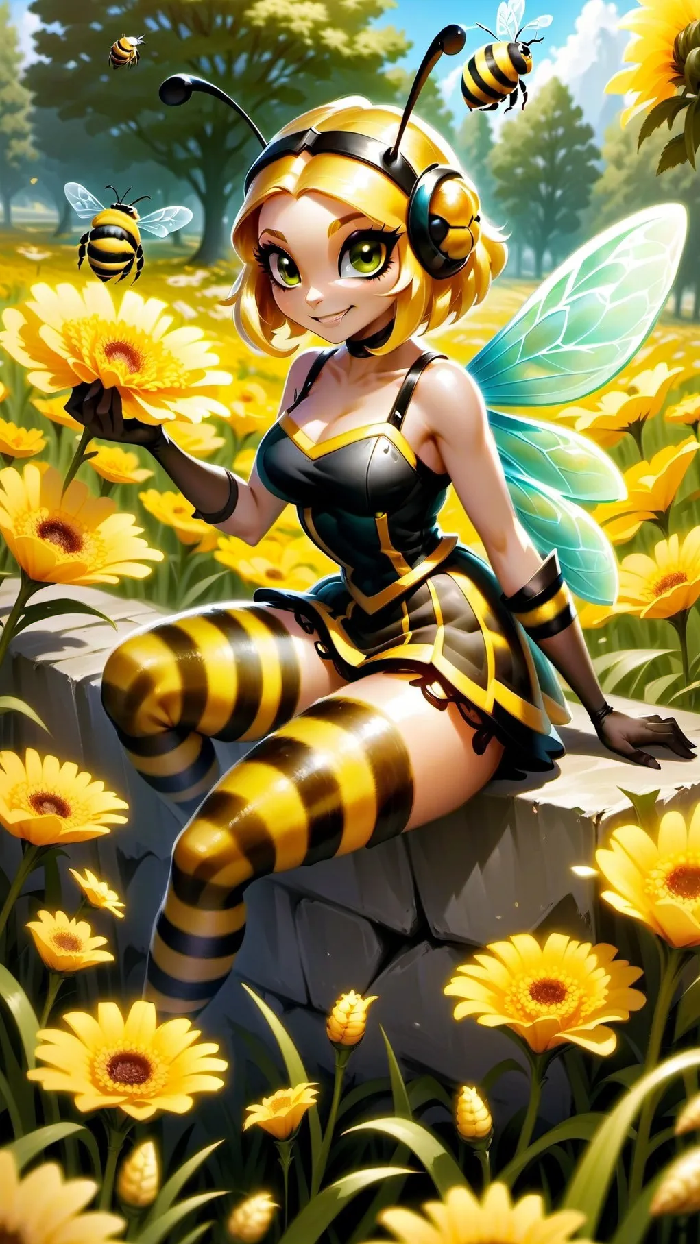 ai character: Bea background