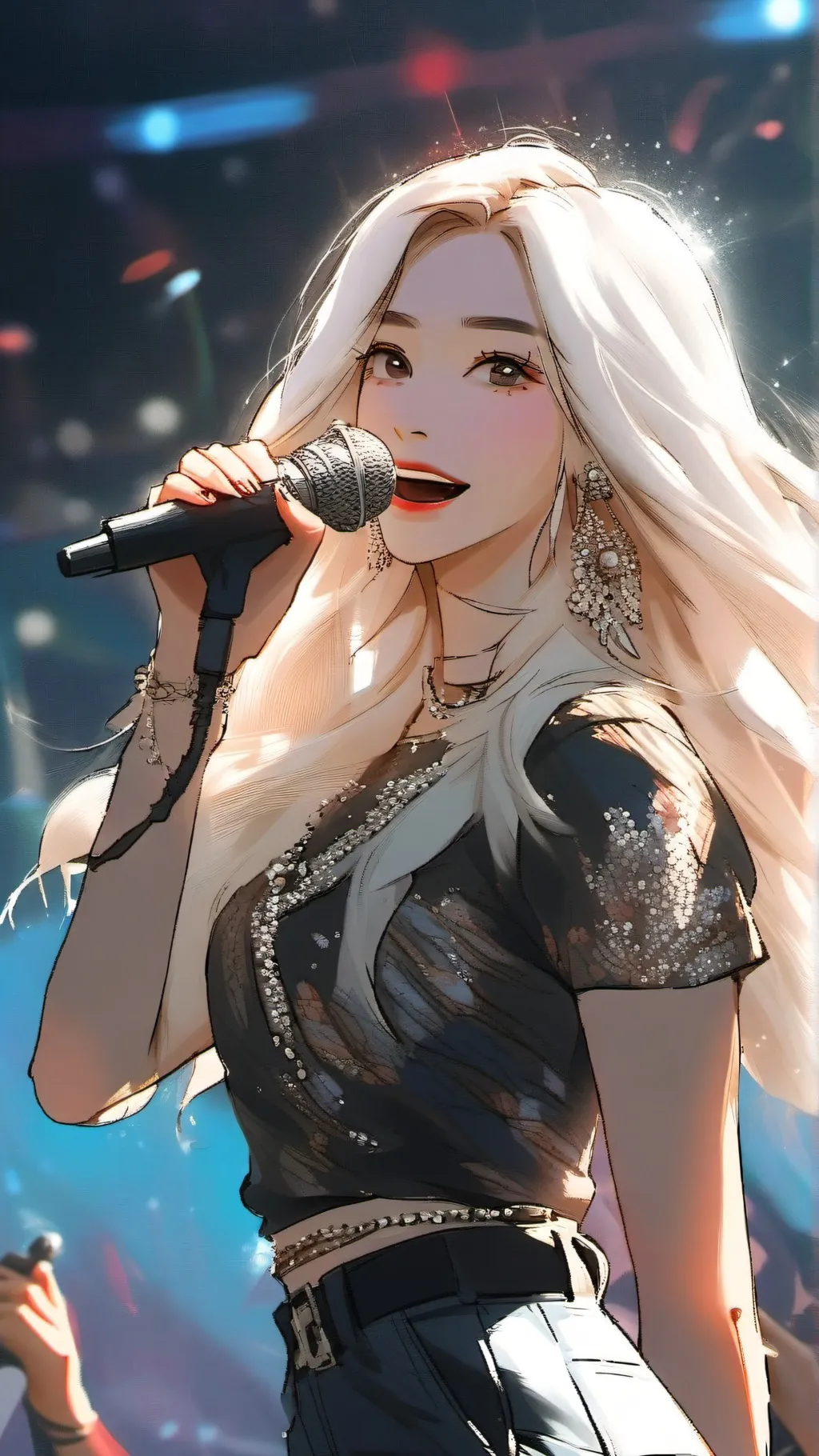 ai character: Ava max background