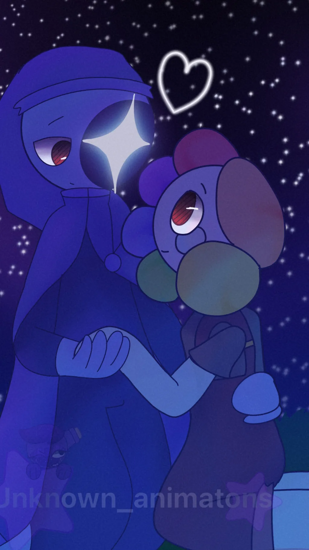 ai character: Moonflower! background