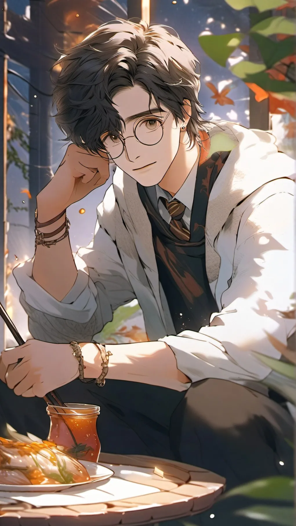 ai character: Harry Potter Date! background