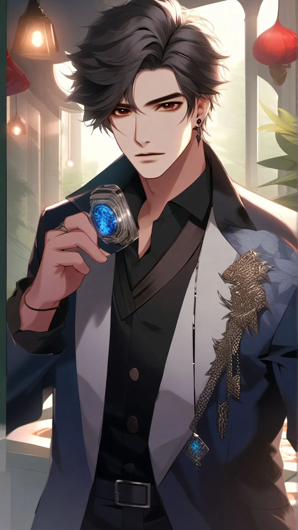 ai character:  Remid background
