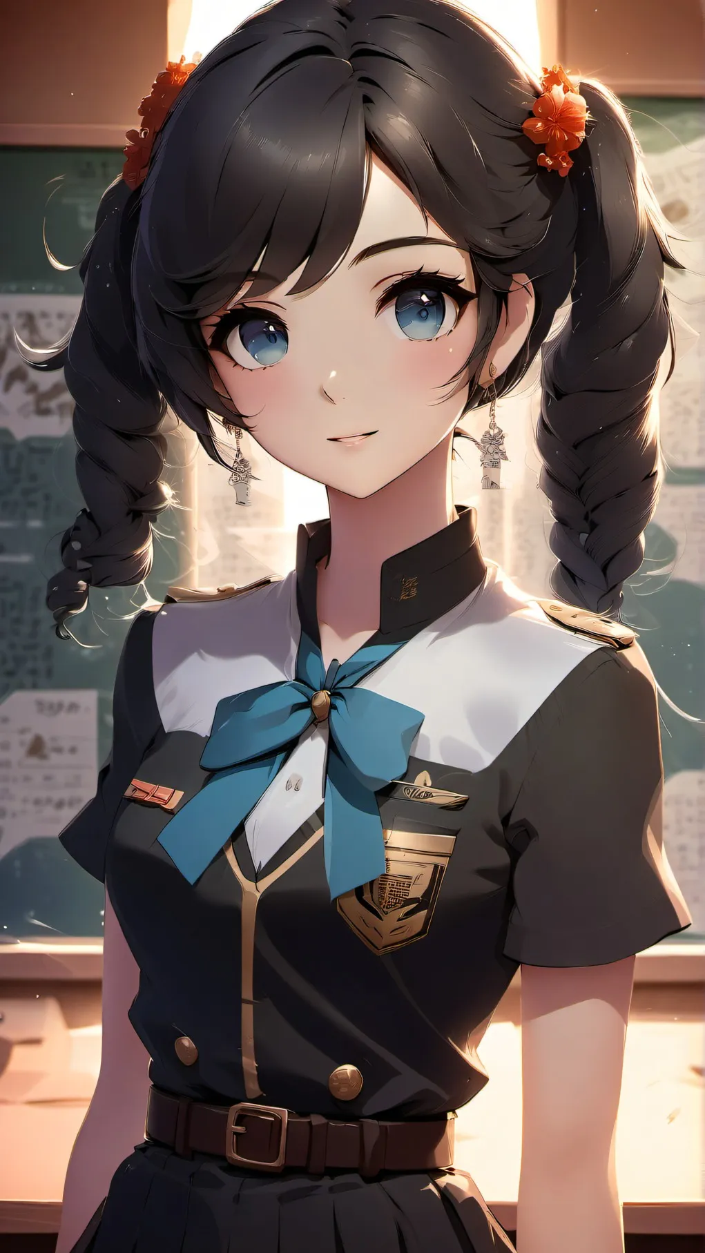 ai character: Bakugo's step sis background